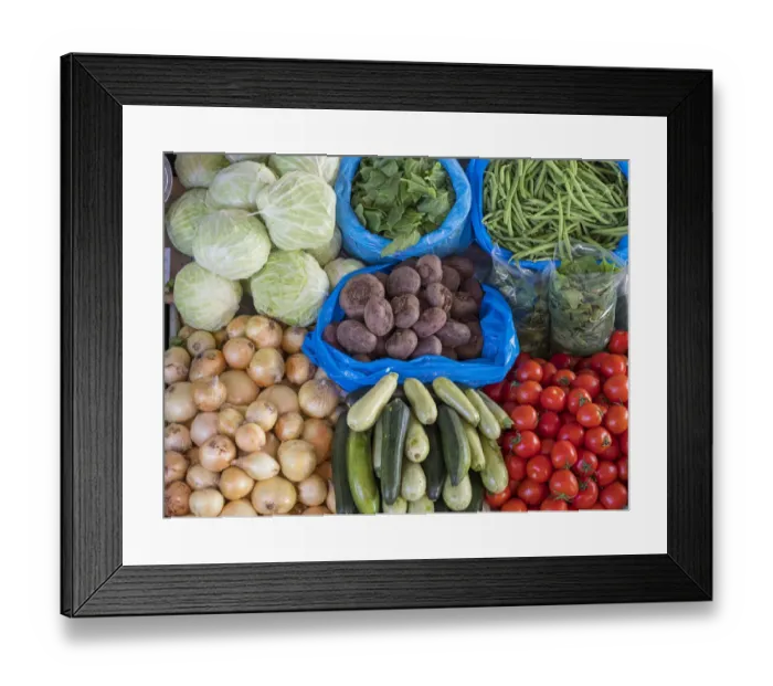 Framed Print : Mercado Municipal di Praia in Plato. The capital Praia on Santiago Island