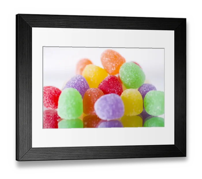 Framed Print : Gumdrop Candies