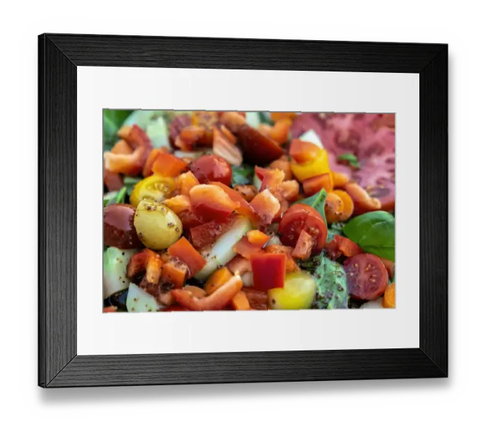 Framed Print : Fresh garden salad, USA Framed Print : Fresh garden salad, USA