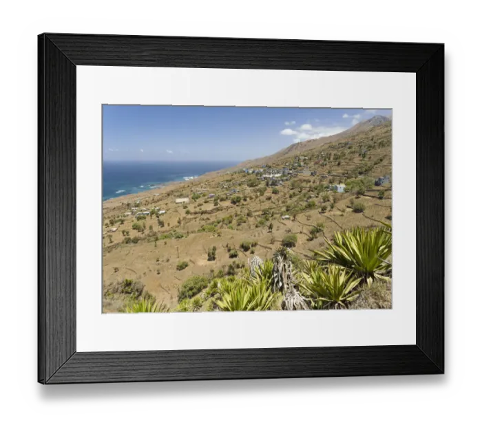 Framed Print : Landscape near Galinheiro in the north west of the island Framed Print : Landscape near Galinheiro in the north west of the island