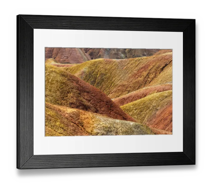 Framed Print : Colorful mountains in Zhangye National Geopark. Zhangye, Gansu Province, China Framed Print : Colorful mountains in Zhangye National Geopark. Zhangye, Gansu Province, China