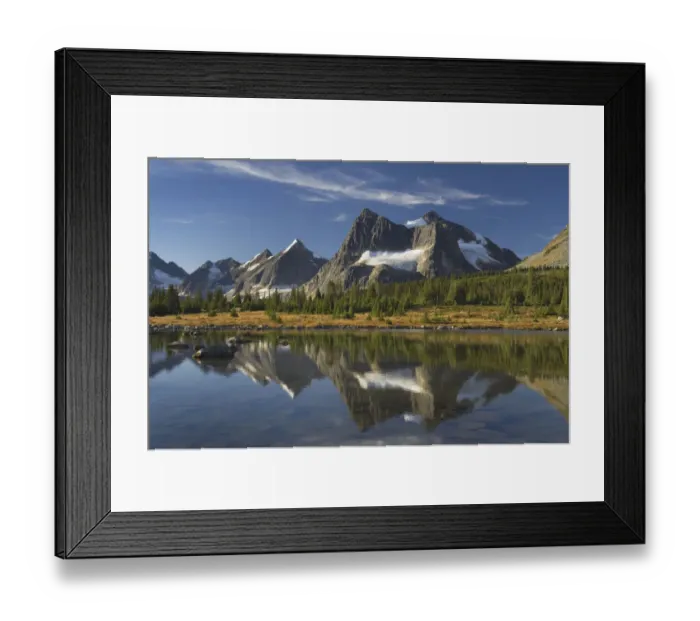 Framed Print : Canada, Alberta. Tonquin Valley, Jasper National Park