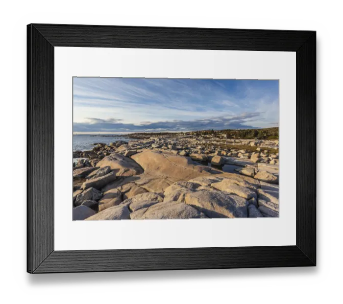 Framed Print : Canada, Nova Scotia, Peggys Cove. Atlantic Coast and rocky coastline Framed Print : Canada, Nova Scotia, Peggys Cove. Atlantic Coast and rocky coastline