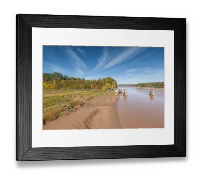 Framed Print : Canada, Nova Scotia, Green Oaks. Fundy Tidal Interpretive Area Framed Print : Canada, Nova Scotia, Green Oaks. Fundy Tidal Interpretive Area