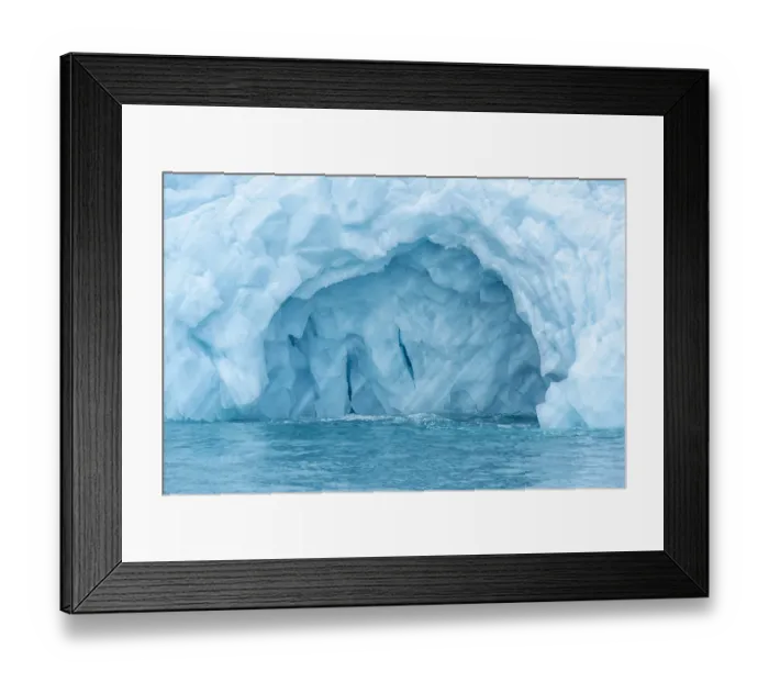 Framed Print : Arctic, Svalbard, Nordaustlandet Island. Colorful bits of ice have calved from Framed Print : Arctic, Svalbard, Nordaustlandet Island. Colorful bits of ice have calved from