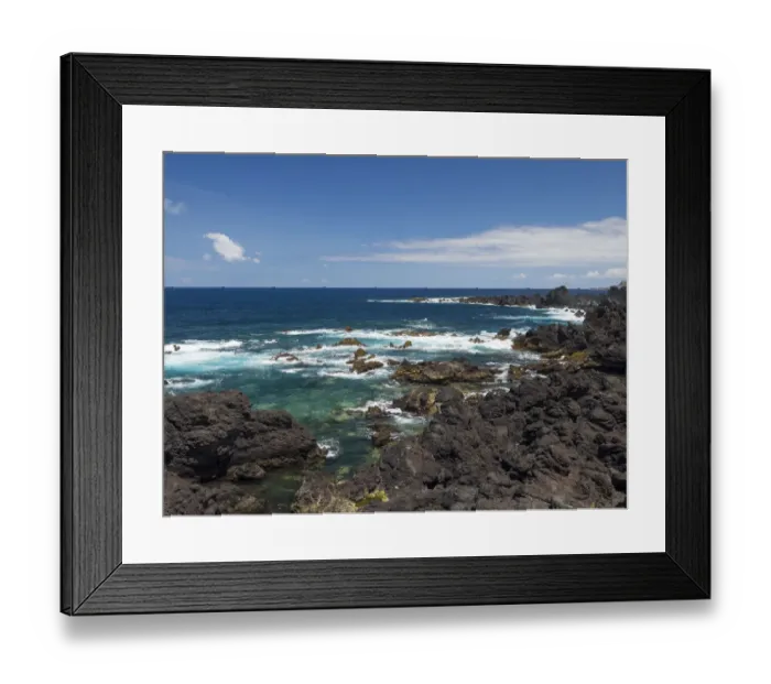 Framed Print : Coast with lava flow and beach near Biscoitos. Terceira Island, Azores, Portugal Framed Print : Coast with lava flow and beach near Biscoitos. Terceira Island, Azores, Portugal