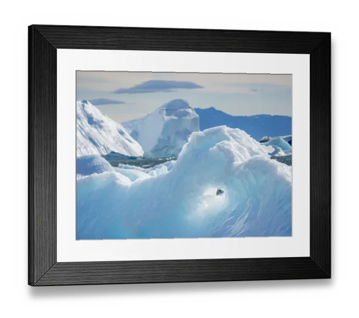 Framed Print : Iceberg in the Uummannaq Fjord System. America, North America, Greenland, Denmark Framed Print : Iceberg in the Uummannaq Fjord System. America, North America, Greenland, Denmark