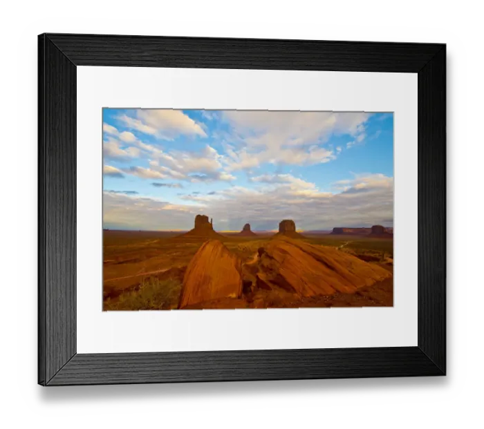 Framed Print : USA, Arizona-Utah border. Monument Valley, The Mittens and Merrick Butte Framed Print : USA, Arizona-Utah border. Monument Valley, The Mittens and Merrick Butte