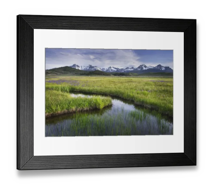 Framed Print : USA, Idaho. Sawtooth Mountains Framed Print : USA, Idaho. Sawtooth Mountains