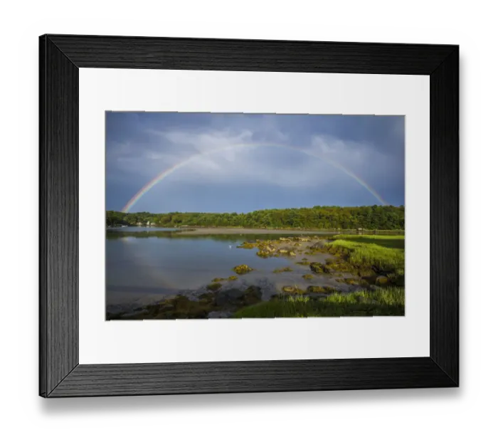 Framed Print : USA, Massachusetts, Cape Ann, Gloucester. Circular rainbow over Goose Cove Framed Print : USA, Massachusetts, Cape Ann, Gloucester. Circular rainbow over Goose Cove