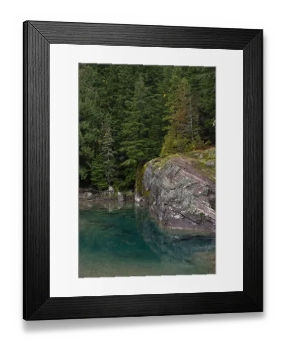Framed Print : USA, Montana. Rocky outcrop, McDonald Creek, Glacier National Park Framed Print : USA, Montana. Rocky outcrop, McDonald Creek, Glacier National Park
