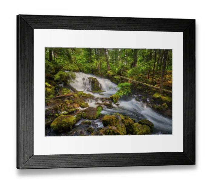 Framed Print : USA, Oregon, Prospect. Pearsony Falls near the Prospect State Scenic Viewpoint Framed Print : USA, Oregon, Prospect. Pearsony Falls near the Prospect State Scenic Viewpoint