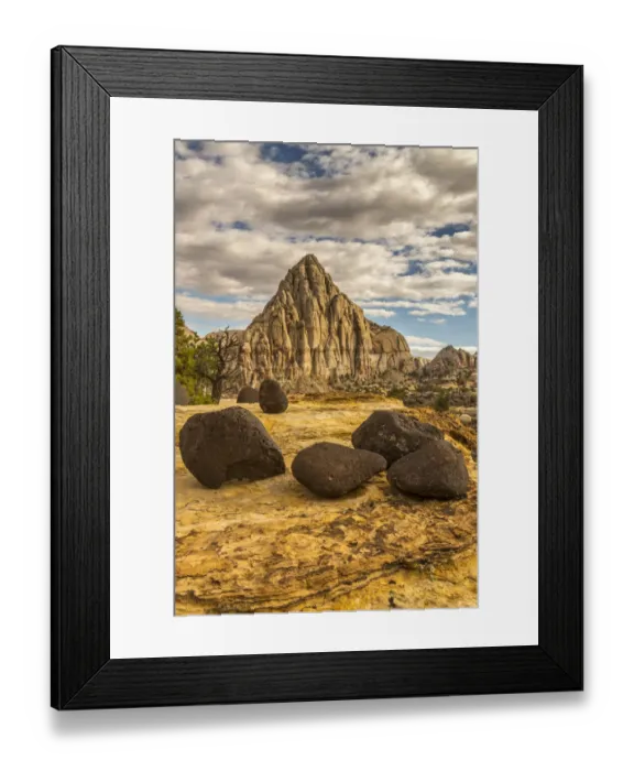 Framed Print : USA, Utah, Capitol Reef National Park. Pectols Pyramid in autumn Framed Print : USA, Utah, Capitol Reef National Park. Pectols Pyramid in autumn