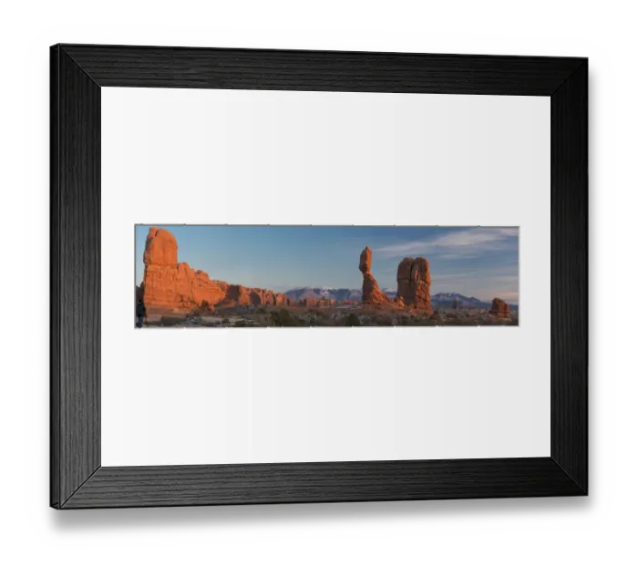 Framed Print : USA, Utah. Balanced rock at sunset, Arches National Park Framed Print : USA, Utah. Balanced rock at sunset, Arches National Park