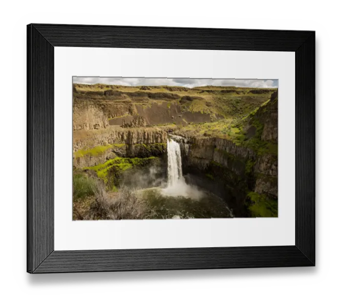 Framed Print : USA, Washington State. Palouse Falls State Park