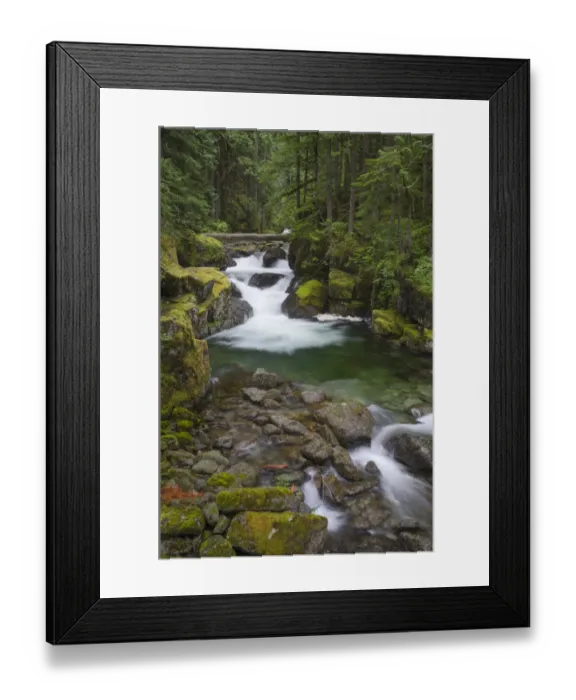 Framed Print : USA, Washington State. Deception Creek, Alpine Lakes Wilderness Framed Print : USA, Washington State. Deception Creek, Alpine Lakes Wilderness