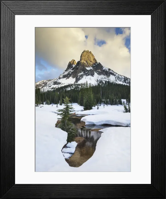 Framed Print : USA, Washington State. Liberty Bell Mountain, Washington Pass, North Cascades Framed Print : USA, Washington State. Liberty Bell Mountain, Washington Pass, North Cascades