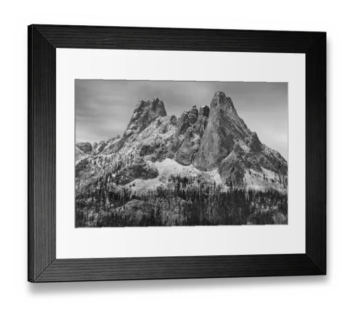 Framed Print : USA, Washington State. Okanogan National Forest, North Cascades