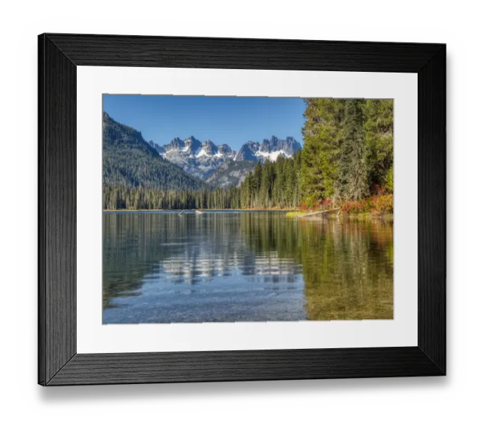 Framed Print : USA, Washington State. Cooper Lake in Central Washington Framed Print : USA, Washington State. Cooper Lake in Central Washington