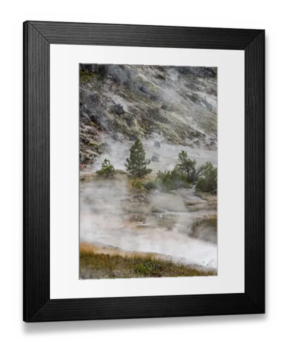Framed Print : USA, Wyoming. Along the trail, Artists Paintpots, Yellowstone National Park