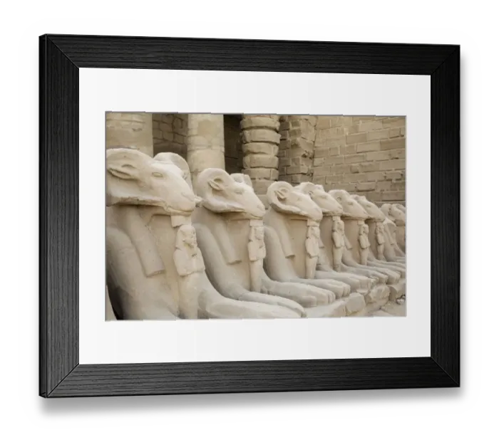 Framed Print : The Temple of Karnak at Luxor, Egypt Framed Print : The Temple of Karnak at Luxor, Egypt
