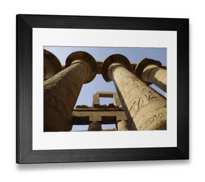 Framed Print : The Temple of Karnak at Luxor, Egypt Framed Print : The Temple of Karnak at Luxor, Egypt