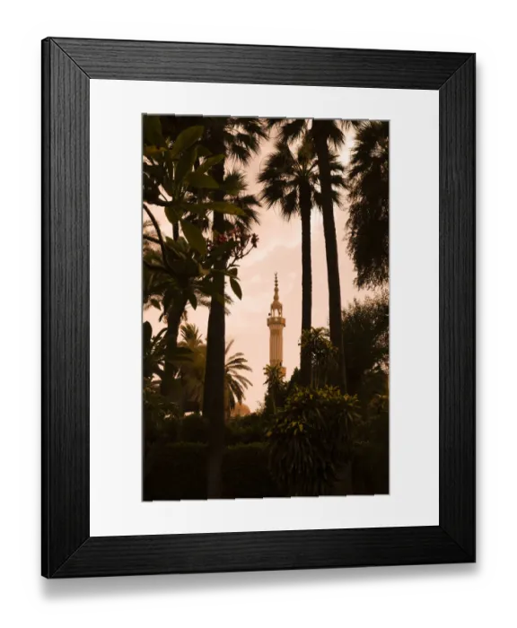 Framed Print : Minaret. Luxor, Egypt