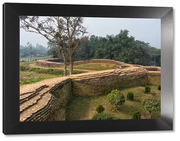 Ruins of Mahasthangarh, one of the earliest urban archaeological sites in Bangladesh