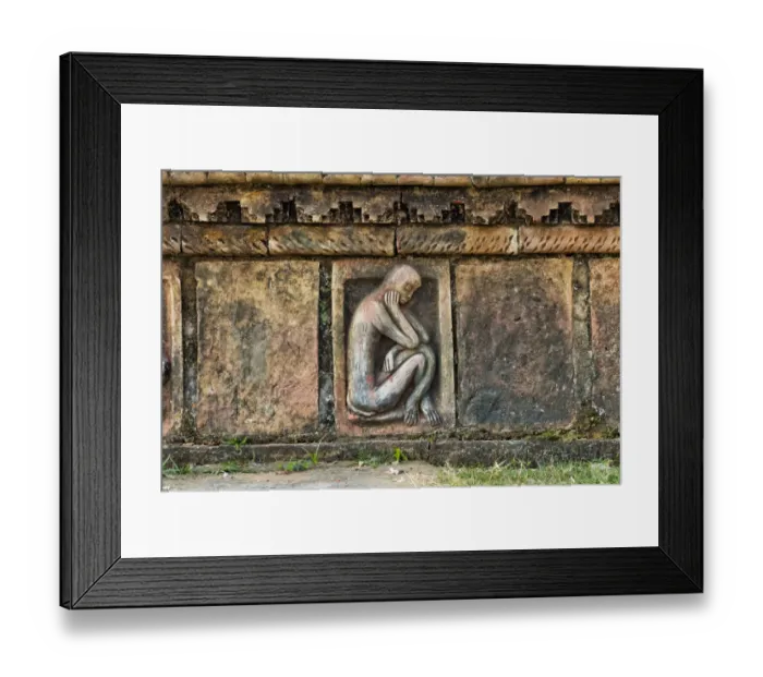 Framed Print : Detailed stone carving, Somapura Mahavihara (Paharpur Buddhist Bihar) Framed Print : Detailed stone carving, Somapura Mahavihara (Paharpur Buddhist Bihar)