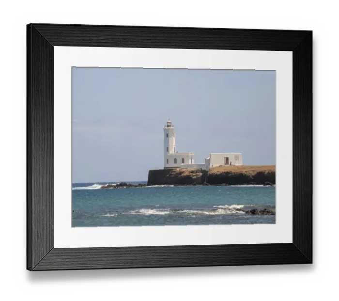 Framed Print : Farol de D. Maria Pia. The capital Praia on Santiago Island (Ilha de Santiago) Framed Print : Farol de D. Maria Pia. The capital Praia on Santiago Island (Ilha de Santiago)