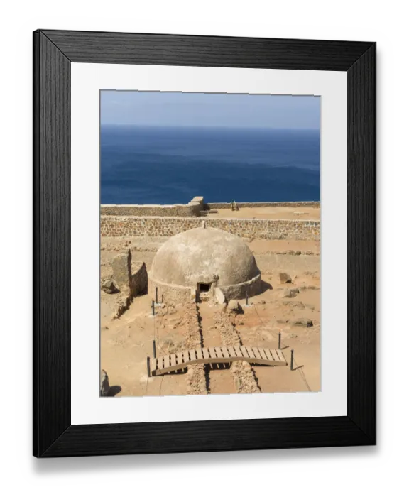 Framed Print : The cistern. Fortress Forte Real de Sao Filipe. Cidade Velha Framed Print : The cistern. Fortress Forte Real de Sao Filipe. Cidade Velha