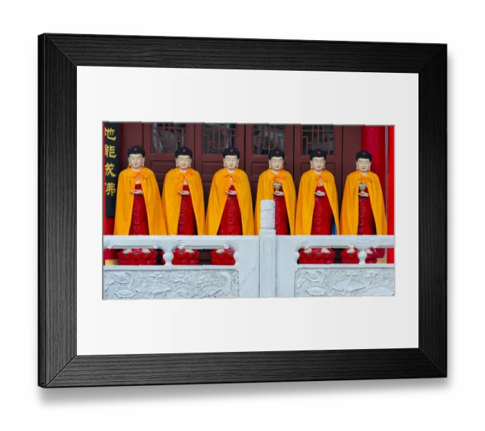 Framed Print : Buddhist statue in Huaning Temple. Yining (Ghulja), Xinjiang Province, China Framed Print : Buddhist statue in Huaning Temple. Yining (Ghulja), Xinjiang Province, China