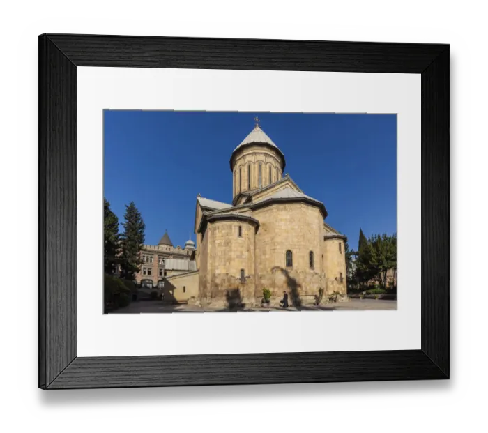 Framed Print : Georgia, Tbilisi. Old Town, Cathedral exterior Framed Print : Georgia, Tbilisi. Old Town, Cathedral exterior