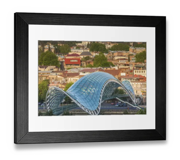 Framed Print : Georgia, Tbilisi. Peace Bridge Framed Print : Georgia, Tbilisi. Peace Bridge