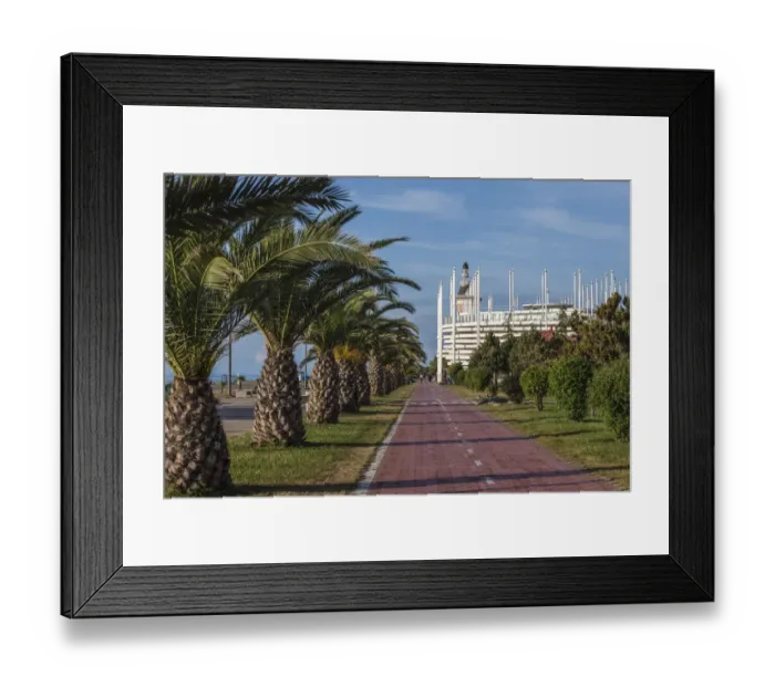 Framed Print : Georgia, Batumi Boulevard and seaside promenade Framed Print : Georgia, Batumi Boulevard and seaside promenade