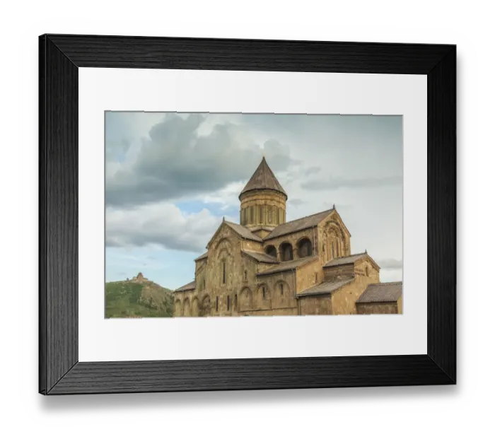 Framed Print : Georgia, Mtskheta. Spiritual town where Christianity was established in 327 AD Framed Print : Georgia, Mtskheta. Spiritual town where Christianity was established in 327 AD