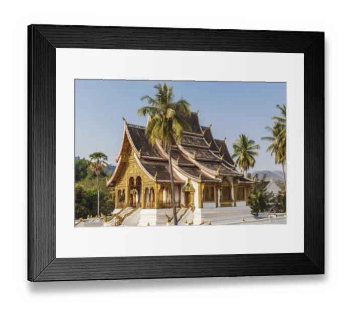 Framed Print : Laos, Luang Prabang. Wat Ho Pha Bang, Royal Palace