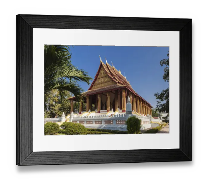 Framed Print : Laos, Vientiane. Haw Pha Keo, National Museum of Religious Art exterior Framed Print : Laos, Vientiane. Haw Pha Keo, National Museum of Religious Art exterior