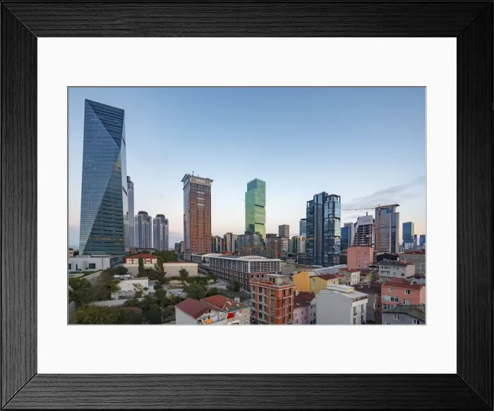 Framed Print : High-rise buildings, Istanbul, Turkey Framed Print : High-rise buildings, Istanbul, Turkey