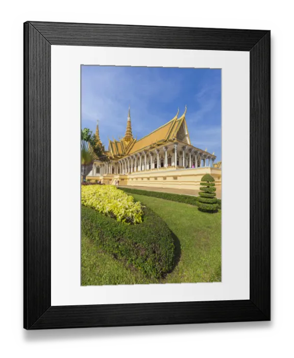 Framed Print : Cambodia, Phnom Penh. The Royal Palace Framed Print : Cambodia, Phnom Penh. The Royal Palace