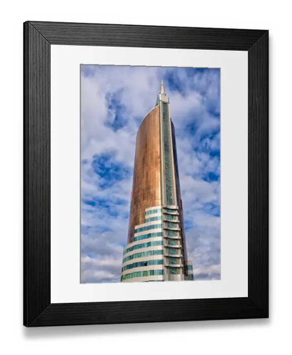 Framed Print : The tall skyscraper housing the Ministry of Transport and Communication Framed Print : The tall skyscraper housing the Ministry of Transport and Communication