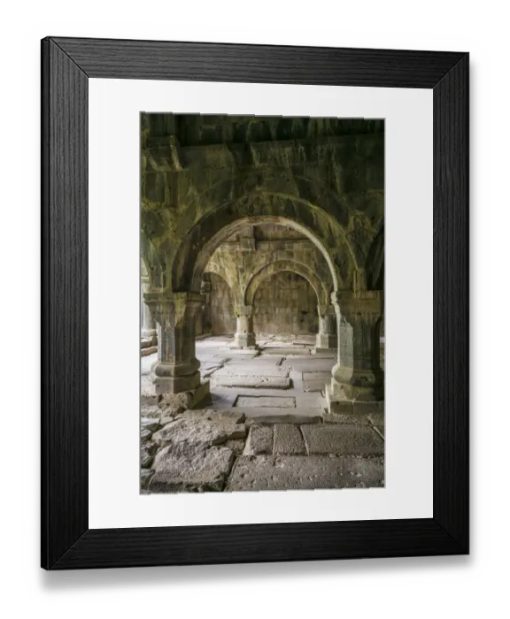 Framed Print : Armenia, Debed Canyon, Sanahin. Sanahin Monastery interior, 10th century Framed Print : Armenia, Debed Canyon, Sanahin. Sanahin Monastery interior, 10th century