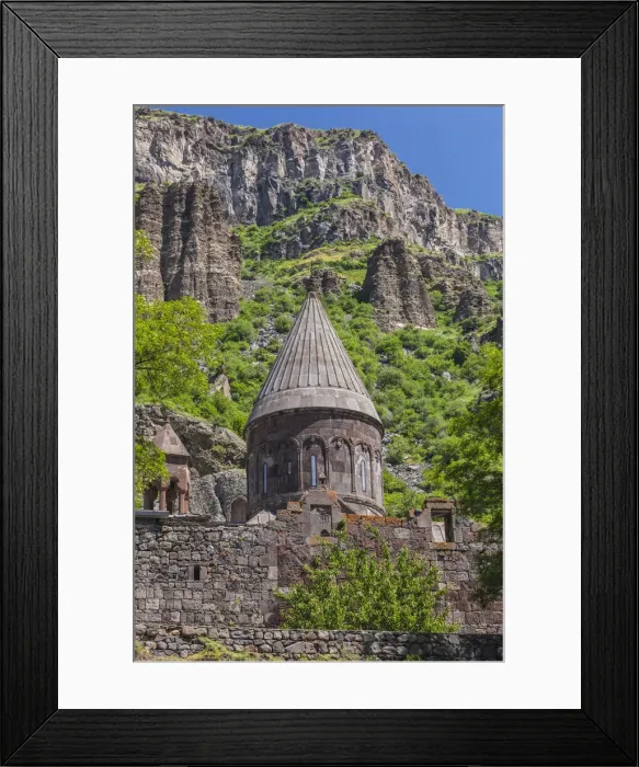 Framed Print : Armenia, Geghard. Geghard Monastery, Surp Astvatsatsin Church, 13th century