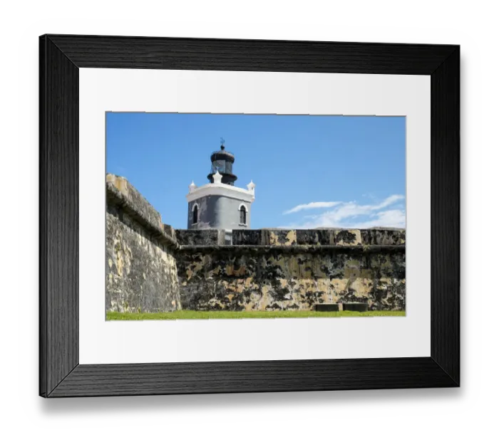Framed Print : San Juan Puerto Rico. Old Fort Framed Print : San Juan Puerto Rico. Old Fort