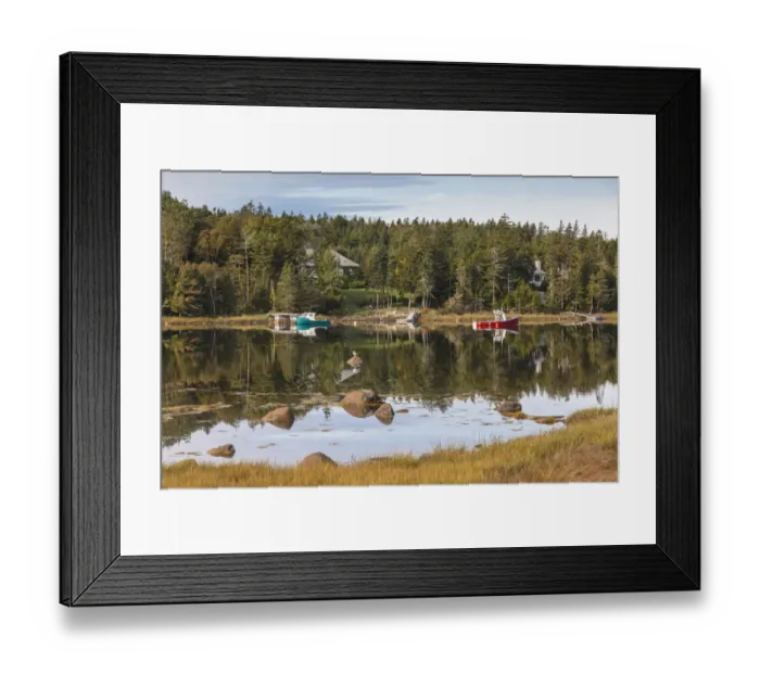 Framed Print : Canada, Nova Scotia, Glen Haven. Small coastal harbor Framed Print : Canada, Nova Scotia, Glen Haven. Small coastal harbor