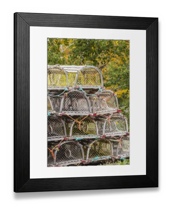 Framed Print : Canada, Nova Scotia, Cabot Trail. Ingonish Harbour, Cape Breton Highlands National Park