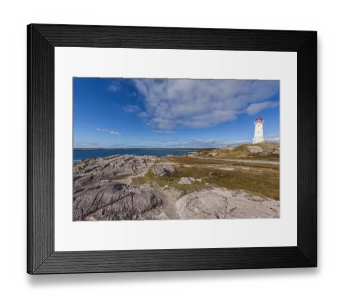 Framed Print : Canada, Nova Scotia, Louisbourg Lighthouse