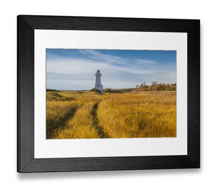 Framed Print : Canada, Prince Edward Island, New London Lighthouse