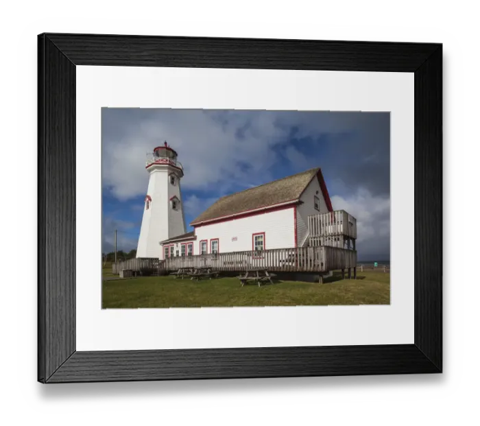 Framed Print : Canada, Prince Edward Island, East Point Lighthouse Framed Print : Canada, Prince Edward Island, East Point Lighthouse