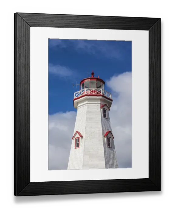 Framed Print : Canada, Prince Edward Island, East Point Lighthouse Framed Print : Canada, Prince Edward Island, East Point Lighthouse